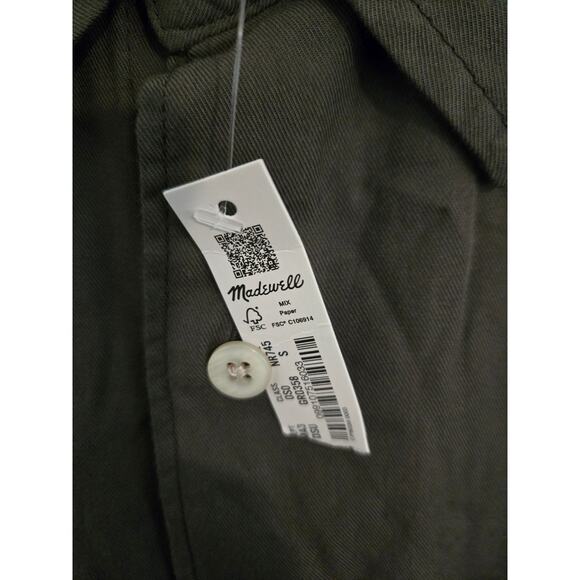 NWT Madewell The Perfect Shirt in Softdrape Twill size S. - Picture 3 of 4